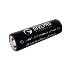 Batterie 26800 Lithium B12M Pour Nouveau Phare M35 - Divepro