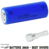Batterie 26650 Rechargeable Lithium-ion Pour Phare à LED - Best Divers