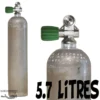 Bouteille 5.7 Litres 230 Bars Aluminium S40 Nitrox