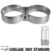 Cerclage Inox Standard Pour Bi-Bouteille Inox Largeur : 30mm