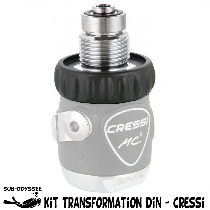 Kit De Transformation Détendeur MC5 Etrier En DIN 300 Bars - Cressi 1 Kit De Transformation Détendeur MC5 Etrier En DIN 300 Bars - Cressi