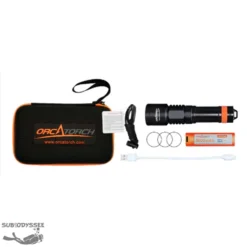 Orca-torch-phare-plongee-d700-1700-lumen-pas-cher-sub-odyssee -Magasin Aqualunged d700 phare 1700 lumens orca torch 4