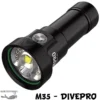 M35 Phare Photo/Vidéo 3500Lumen - Divepro
