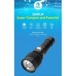 S26 Phare De Plongée 2600 Lumen - Divepro 11 S26 Phare De Plongée 2600 Lumen - Divepro -Magasin Aqualunged divepro phare plongee s26 sub odyssee lyon pas cher 3