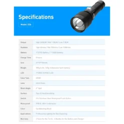 S26 Phare De Plongée 2600 Lumen - Divepro 15 S26 Phare De Plongée 2600 Lumen - Divepro -Magasin Aqualunged divepro phare plongee s26 sub odyssee lyon pas cher 7