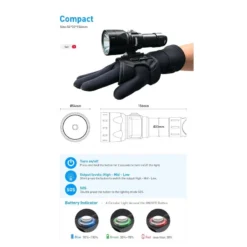 S40 Phare De Plongée 4200 Lumen - Divepro -Magasin Aqualunged divepro phare plongee s40 sub odyssee lyon pas cher 6