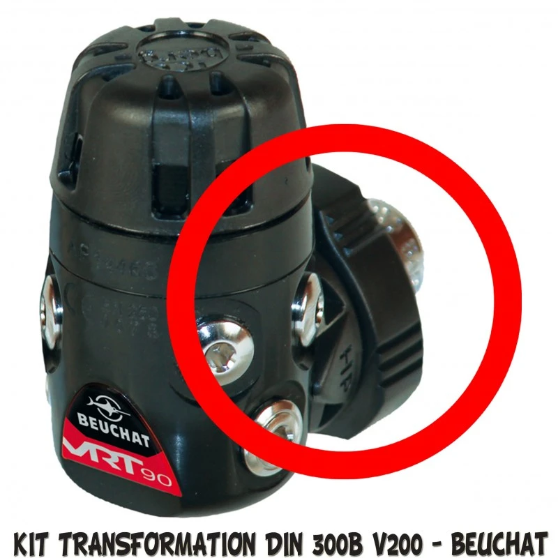 Kit De Transformation Détendeur V10 à V400 Etrier En DIN 300 Bars - Beuchat 2 Kit De Transformation Détendeur V10 à V400 Etrier En DIN 300 Bars - Beuchat – Image 2