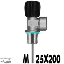 Robinet M25x200 1sortie DIN G5/8 COMPTEC 232 Bars