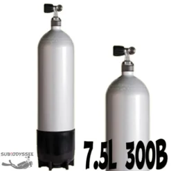 Bouteille 7.5 Litres 300 Bars Acier 1 Sortie - ROTH