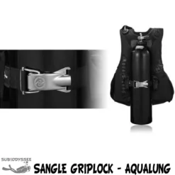 Sangle De Bouteille GRIPLOCK WRAPTURE Pour Stab Axiom / Axiom I3 - AQUALUNG -Magasin Aqualunged sangle bouteille griplock wrapture pour stab axiom i3 aqualung 2