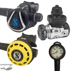 Pack Détendeur MK17 EVO C370 + Octopus R195 + Manomètre Compact - Scubapro