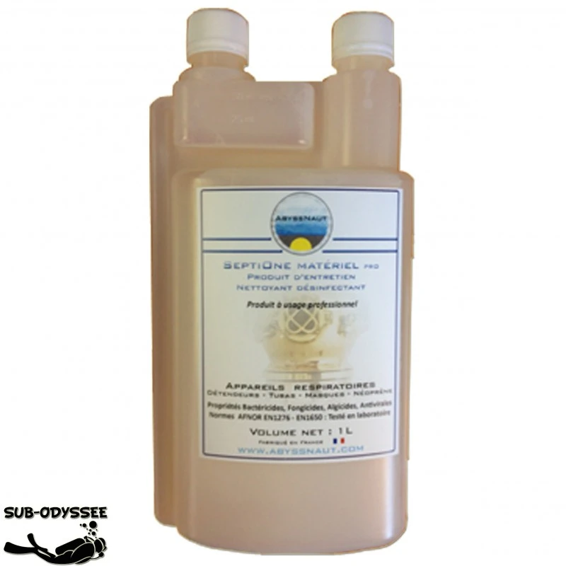 SEPTIONE Désinfectant Matériel PRO 1Litre (0.5%) - Abyssnaut 1 SEPTIONE Désinfectant Matériel PRO 1Litre (0.5%) - Abyssnaut
